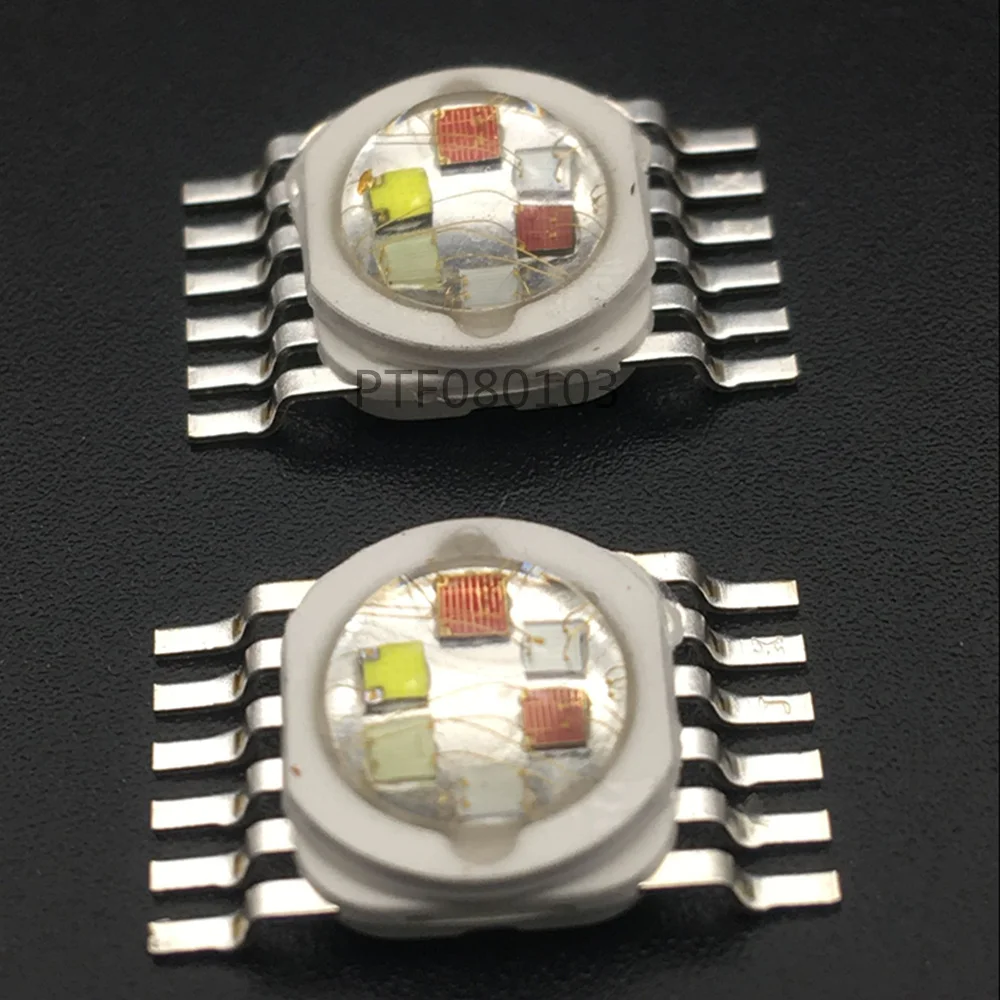 1-10 шт. RGBW (RGB + W Y UV) 6 Вт 9 12 15 светодиодный излучатель 21 диоды для сценического