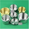 4Pcs/Lot Stainless Steel Recessed Drop in Cup Drink Can Holder Ash Tray Boat Yachet Sofa Couch Brush Brass Casino Table Desktop 1