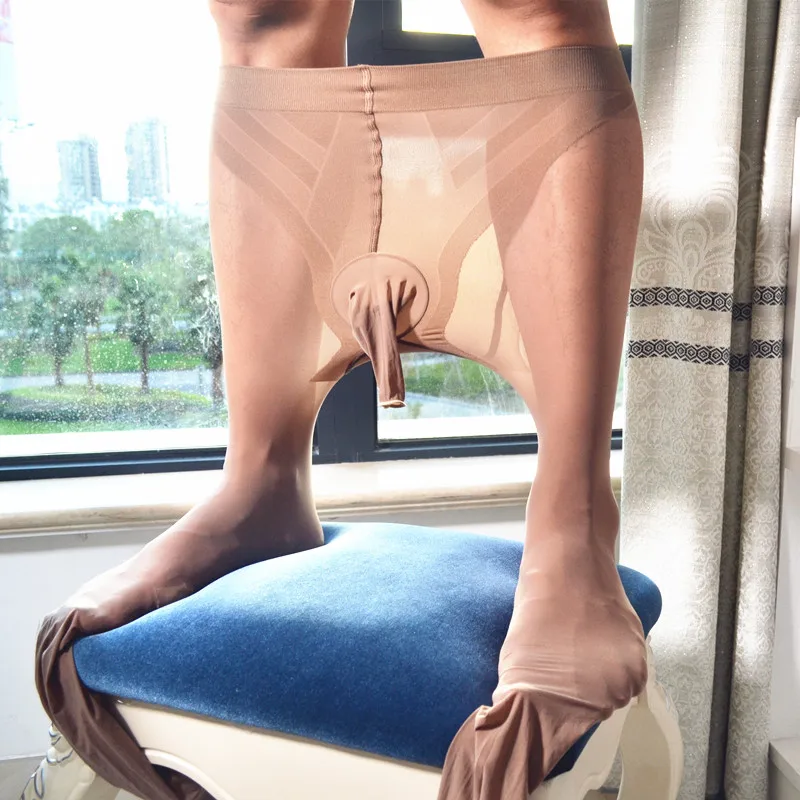 Ультратонкие мужские Гольфы 5D сексуальные эротические колготки для мужчин