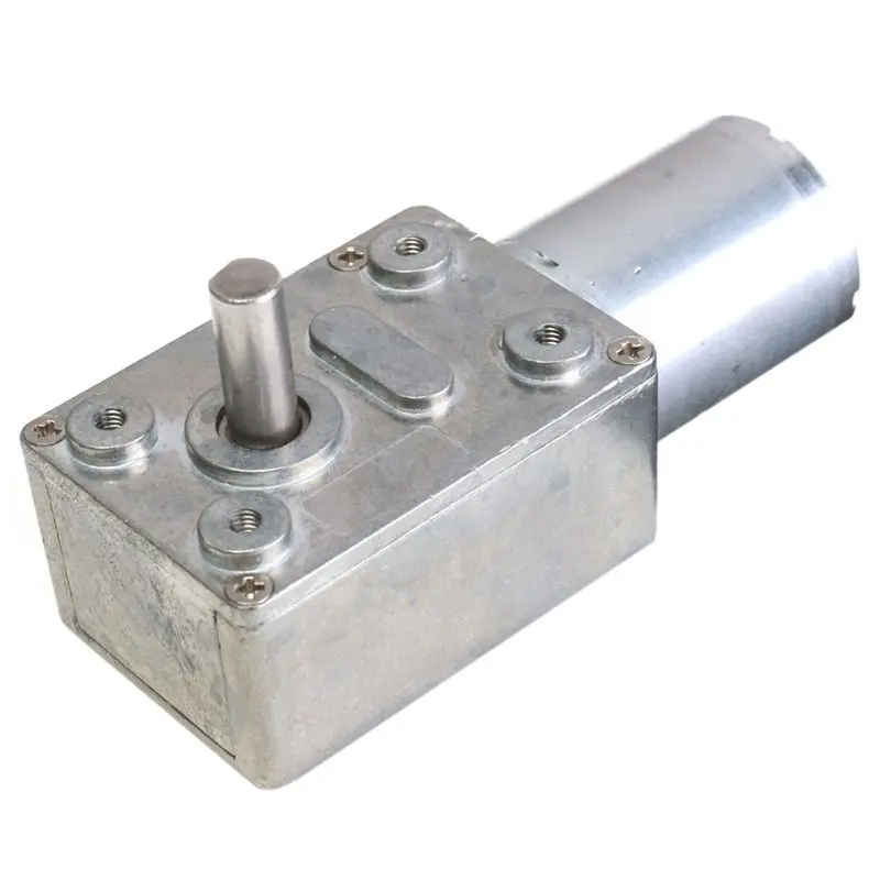 Реверсивный высокий крутящий момент турбо мотор с червячной передачей DC 12V