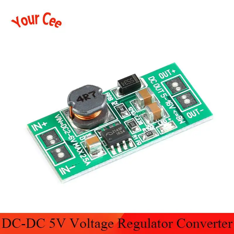 2 шт. повышающий преобразователь модуль питания DC-DC регулятор напряжения