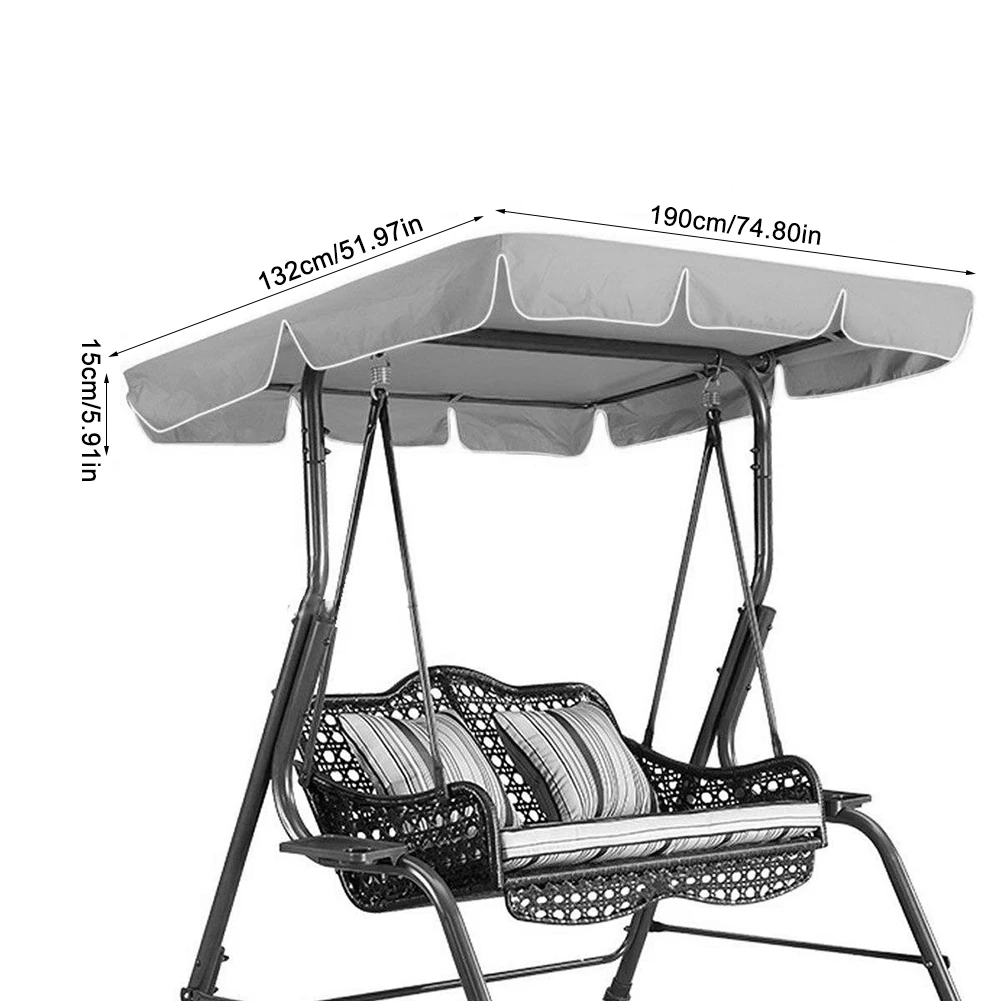 

Waterproof Swing Seat Top Resistant Chair Cover Garden Courtyard Outdoor Rainproof Durable Anti Dust Protector
