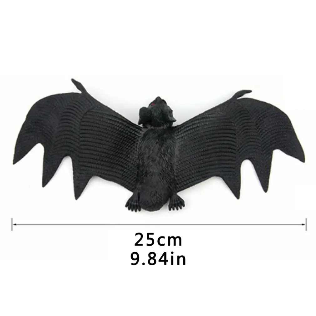 

10 Pieces Bat Decoration Halloween Hanging Bat 3D Rubber Cute Hanging Bat Halloween Party Decoration
