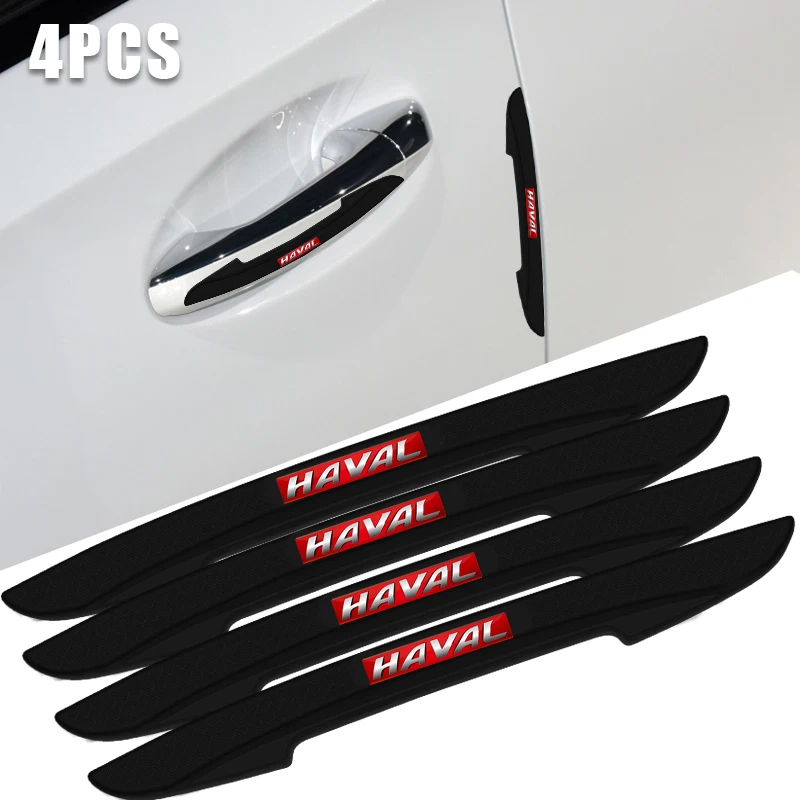 

4Pcs Decorative stickers for modified car door side anti-collision strips For Haval H2 H5 H6 H7 H9 2020 2018 2017 2021 7X logo
