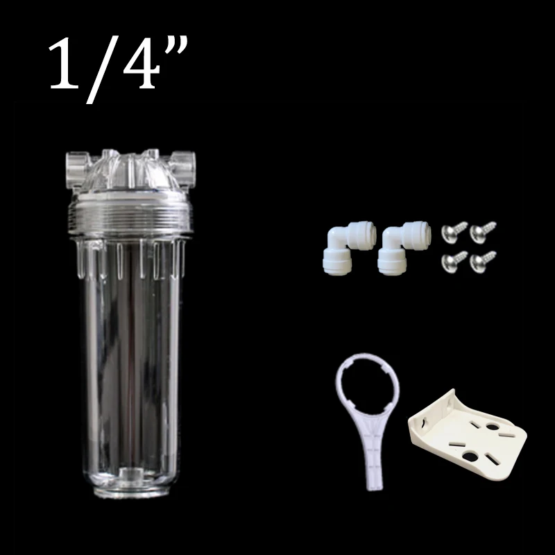 1 шт. 1/2 &quot 1/4&quot BSP ПОРТ 300x114 мм PET фильтр Бутылка оболочка для 10 &quotводы