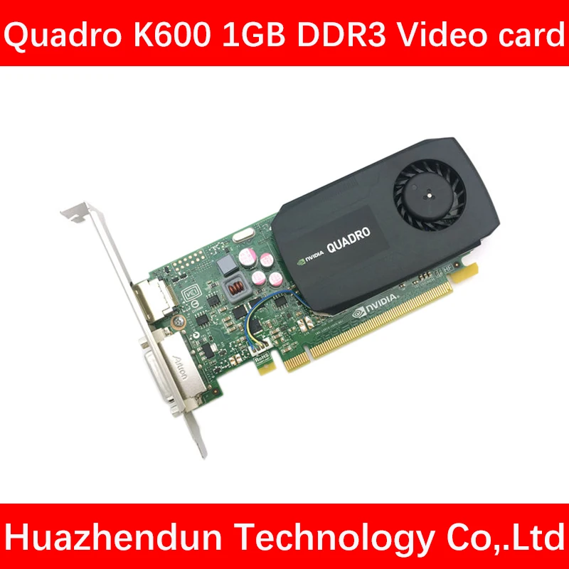 Оригинальный Квадро K600 1 ГБ DDR3 PCIE Профессиональный K 600 Графика карты CAD видео