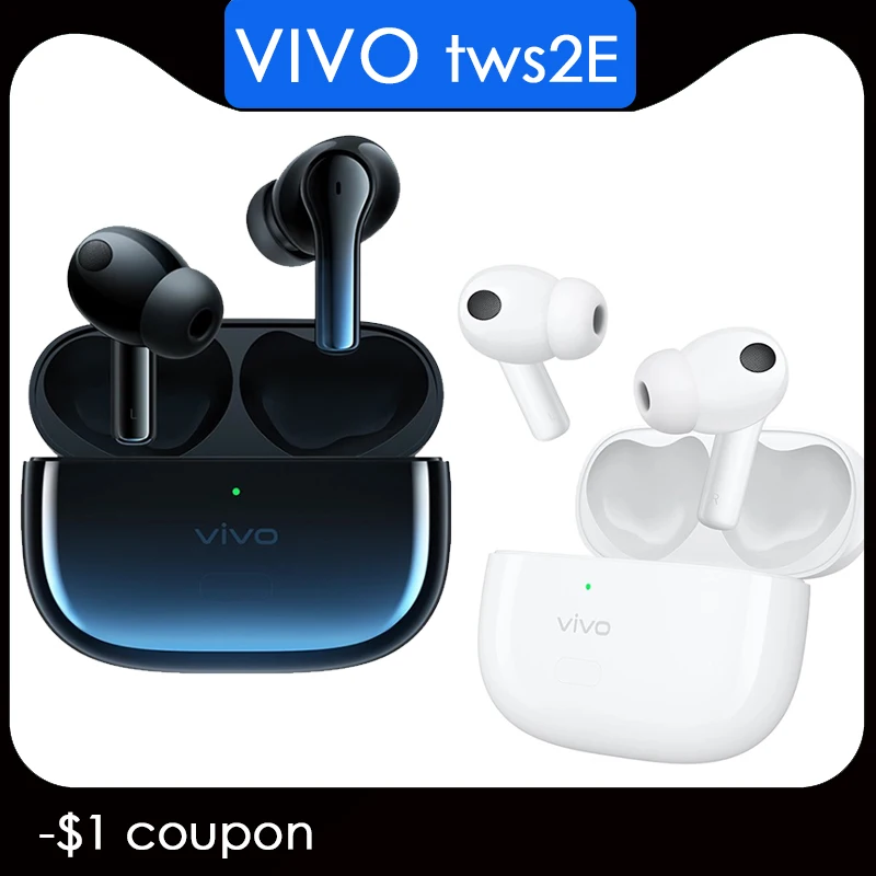 Новые беспроводные наушники Vivo TWS 2E Bluetooth-наушники с шумоподавлением AptX
