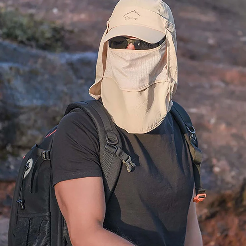 Уличная Спортивная Кепка с козырьком для пешего туризма защитой от