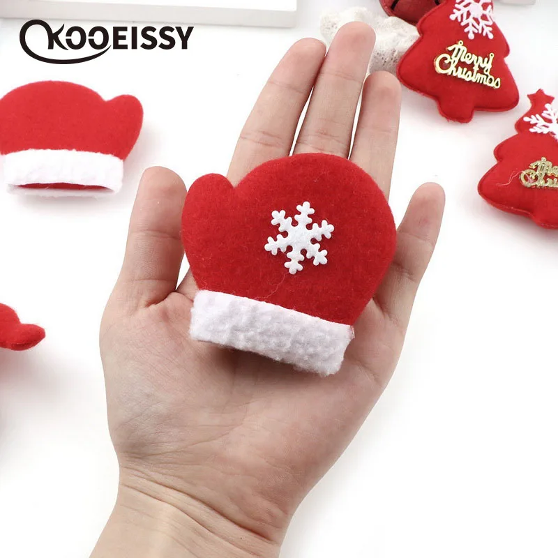 5 шт. Санта Клаус/Снеговик аппликация с орнаментом мультфильм плюшевые ручной