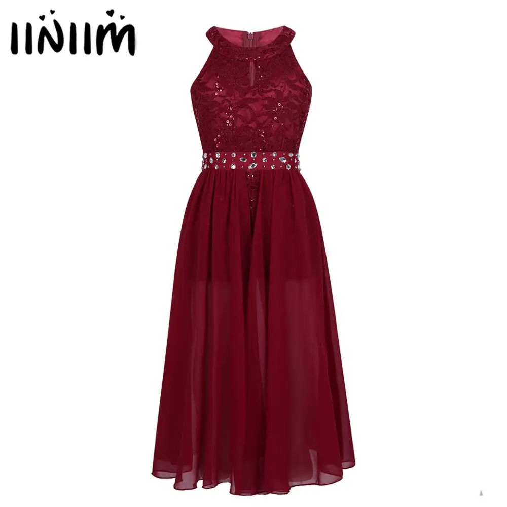 Iiniim/детское танцевальное платье для балета со стразами гимнастический купальник