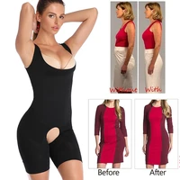 women full body shaper seamless firm control fajas waist trianer underwear waist cincher corset tummy girdle bodysuit shapewear