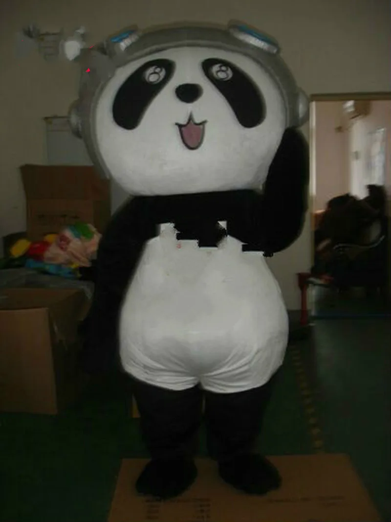

NEW Cute Panda Mascot Halloween Costume Suits NEW ** Game Dress Outfits Carnival Unisex Hallowen Christmas Gift