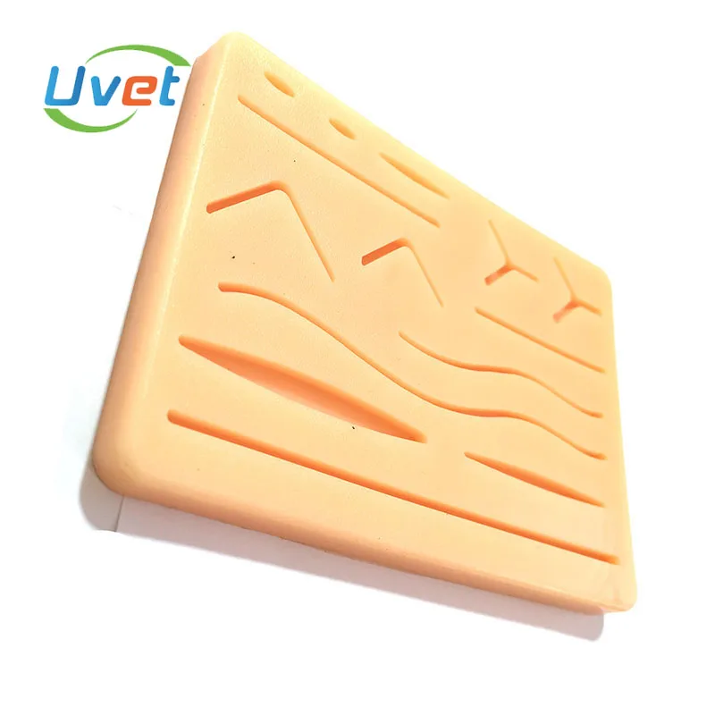 Uve 5pcst силиконовый шовный модуль для упражнений с имитацией ран хирургии кожи