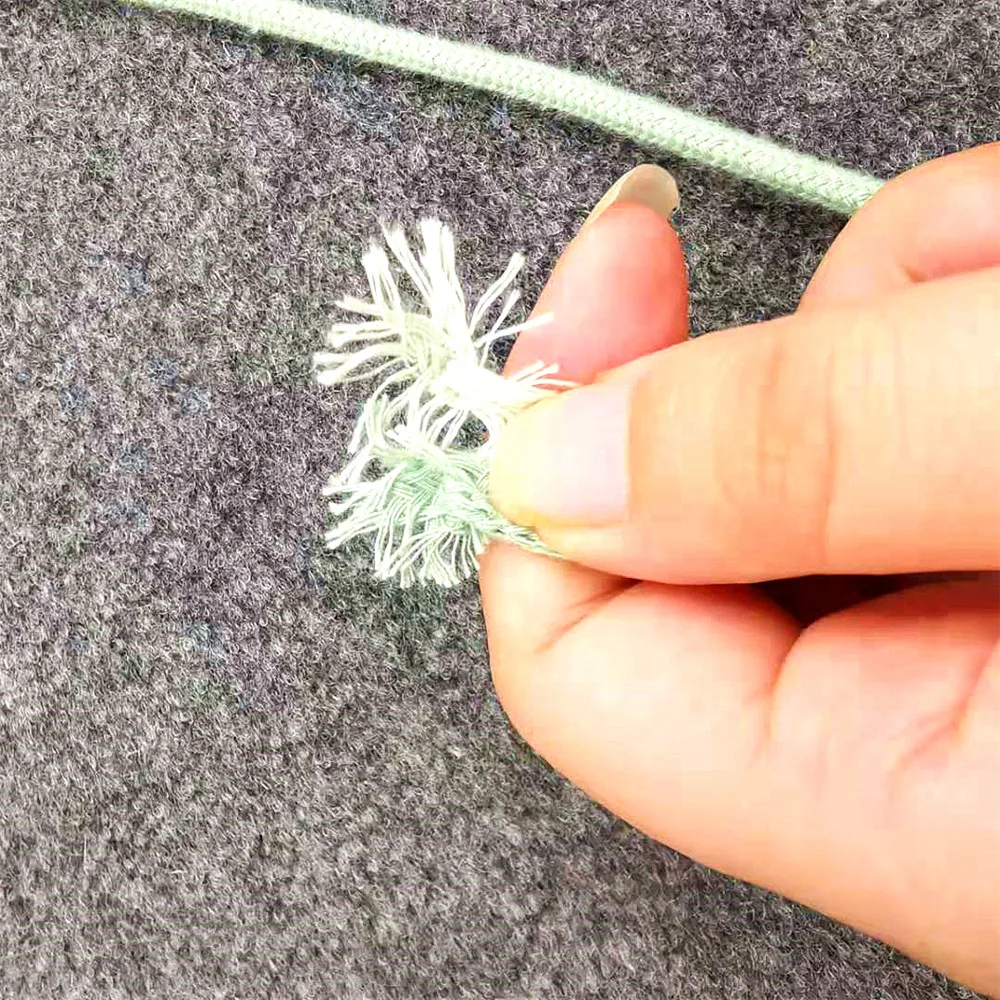 DIY цветной плетеный хлопковый шнур для макраме мешок украшение растений вешалка