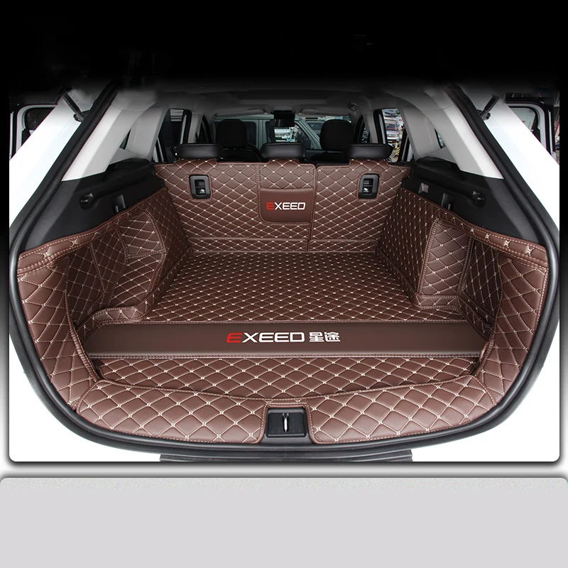 

Для Chery EXEED TXL 2021 2020 2022 2023 автомобильные аксессуары для багажника защитный из искусственной кожи коврик Catpet Внутренняя крышка деталь автостайлинг