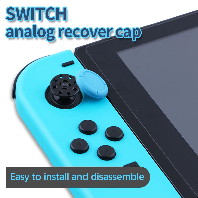 2 шт. силиконовый джойстик Joy Con Оригинальный чехол для ручки большого пальца