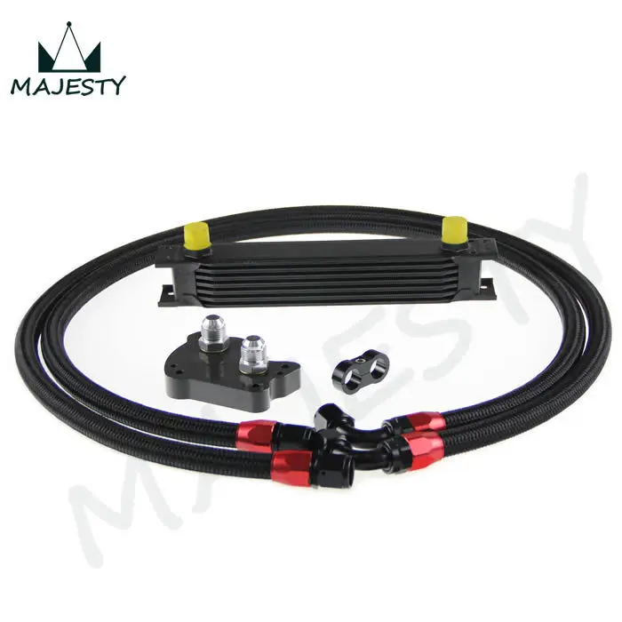 

7-рядный масляный радиатор двигателя для BMW MINI COOPER S SUPERCHARGER R53 BLACK