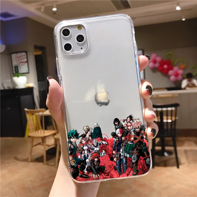 Фото Чехол с аниме Моя геройская Академия deku bakugou Boku no Hero Академия для iphone 11 12 13 14 Pro Mini 8 7 6 Plus XS MAX XR Fundas Coque №4