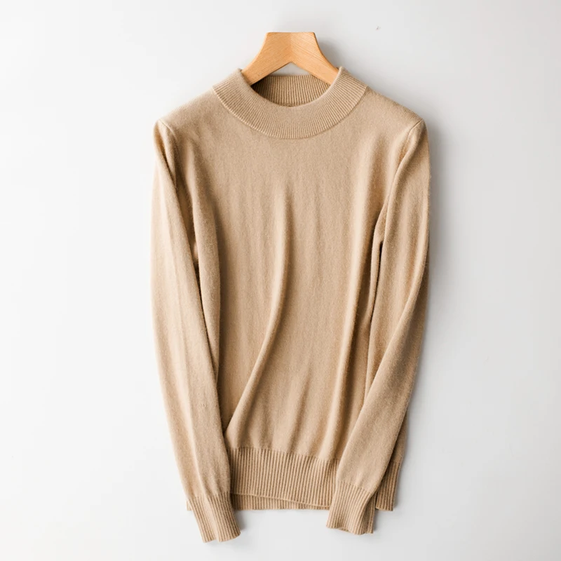 Женская водолазка с длинным рукавом зимний трикотажный джемпер | одежда