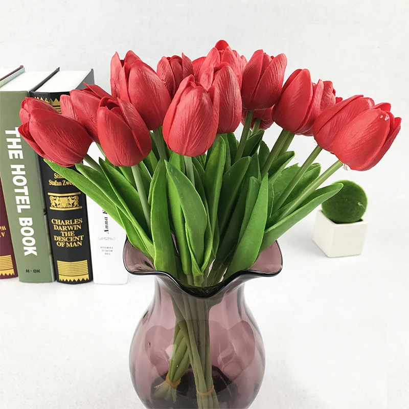1 шт. садовый Тюльпан DIY для создания искусственных цветов искусственная кожа