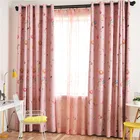 Полузатеняющие шторы GYC2270 с мультяшным принтом единорога лошади пони шторы для мальчиков для детской спальни Кабинета оконные занавески марлевая обработка