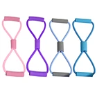 8-образный съемник, Эспандеры для йоги, растягивающийся ремешок для бодибилдинга, Спортивная тренировочная веревка, оборудование для тренировок, тренажерного зала