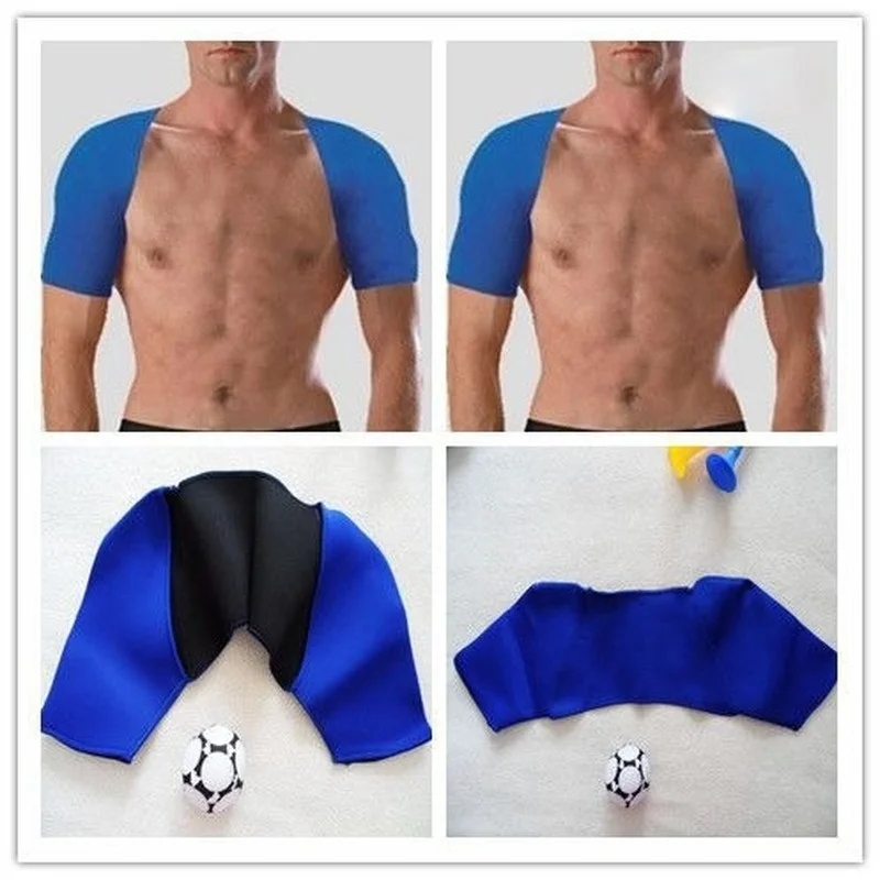 

Anti-Arthritis Warm Keeping Shoulder Pad Gym Sports Workout Basketball Shoulder Support Back Brace Guard Strap Belt Band