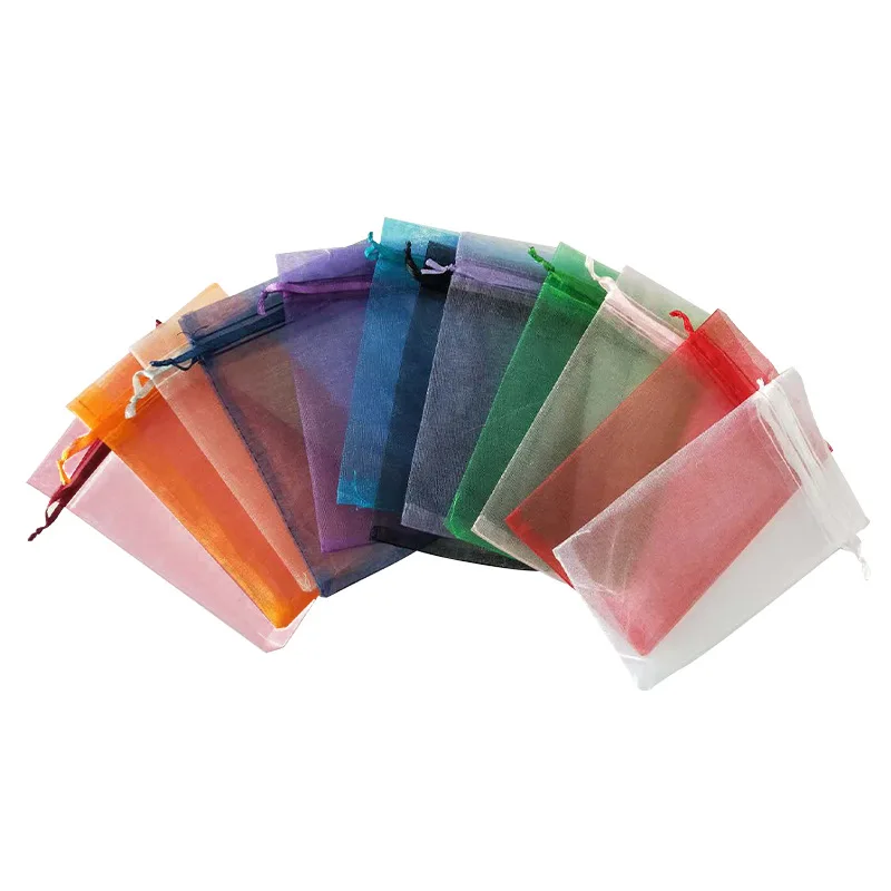 

Прозрачная органза на шнурке, 50 шт., 7 Х9 см