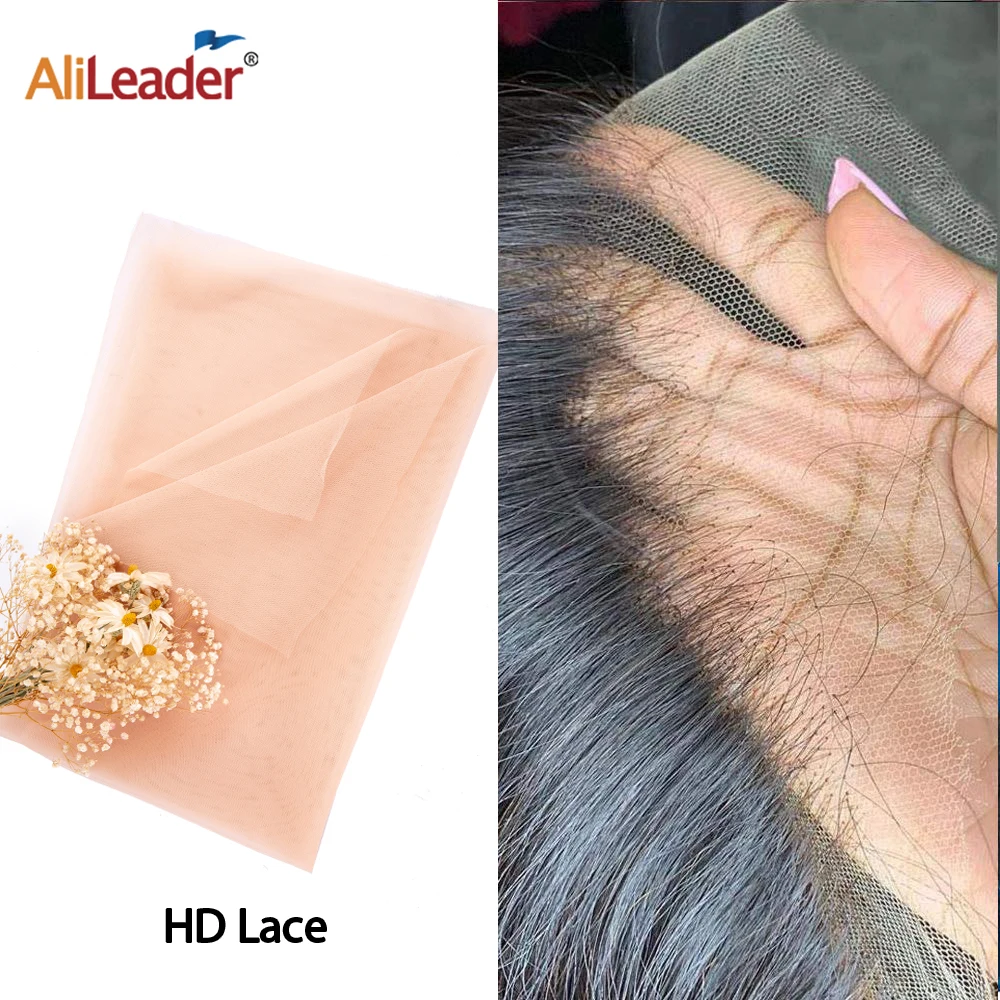 

Alileader Professional Hd Lace For Wig Making Kit Invisible Transparent-Hd-Lace Net For Frontal Wig/Toupee Closure Net 46Cm*51Cm