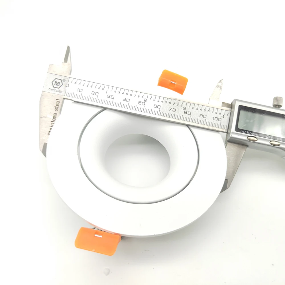 Утопленный регулируемый светодиодный потолочный светильник круглая монтажная