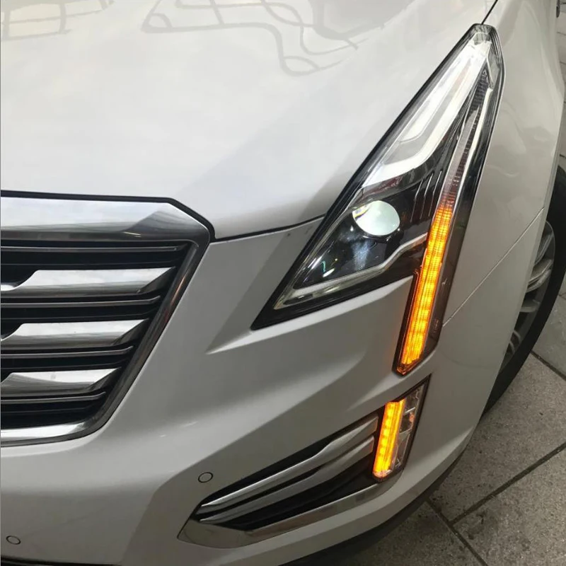 Автомобильные передние лампы для Cadillac XT5 2015-2018 фары DRL проектор | Автомобили и