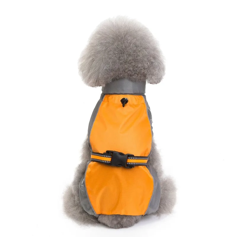 

Solid Polyester Raincoat Pets Dogs Large Small Dogs Windproof Rainproof Clothing Autumn/Winter Ponchos Storm Raincoat