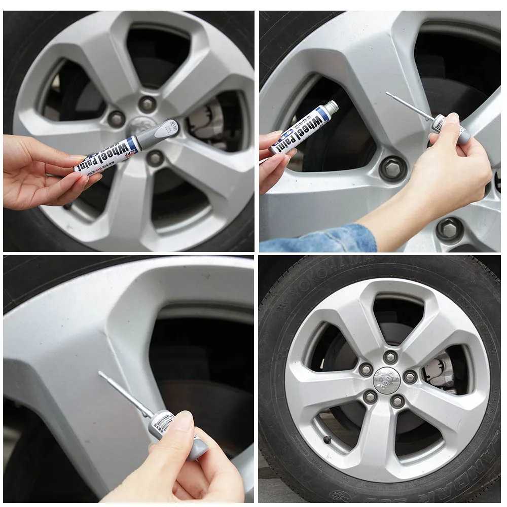 Car Tire Wheel Paint Scratch Filler Repair for Audi A3 8L 8P A4 B6 B7 B8 A6 C5 C6 4F RS3 Q3 Q7 TT | Stickers