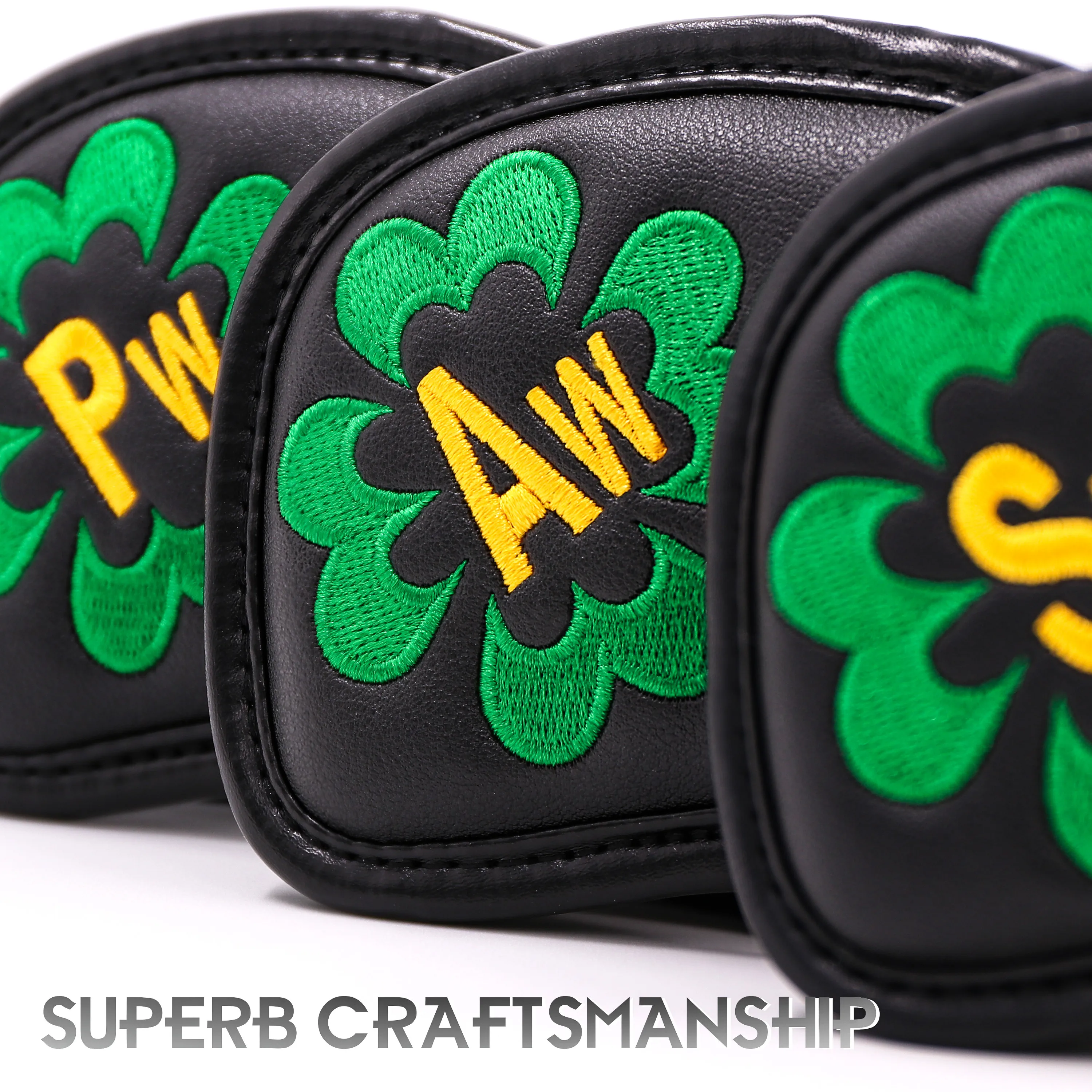 Железная головка для гольфа цвета шампань Люси клевер табличка с номером 10