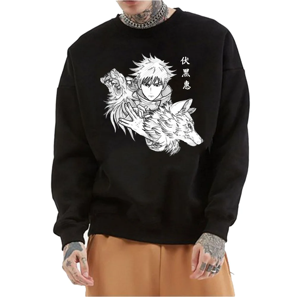 

2021 Uniex Anime Jujutsu Kaisen Hoodie Fashion Round Neck Loose