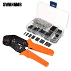 Набор клемм Dupont, 310 шт., набор контактов перемычки проводов, разъемов, коннекторов, обжимные контакты папа + мама, коннектор, шаг в коробке