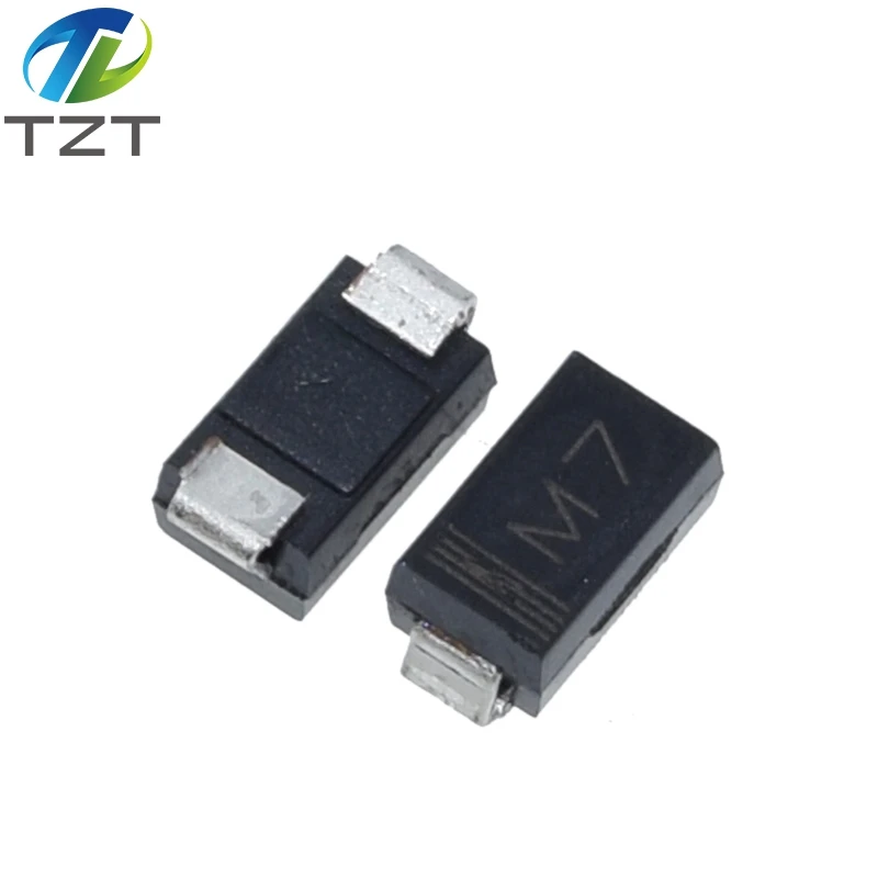 100 шт. SMD 1N4007 IN4007 выпрямительный диод 1A 1000V M7 4007 DO 41|diode 1a|rectifier diodein4007 rectifier diode |