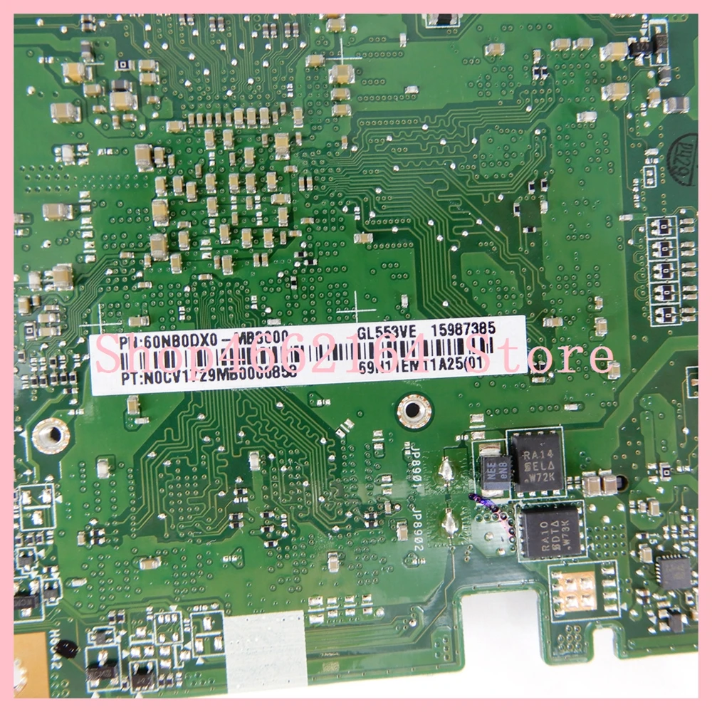 GL553VE материнская плата I7-7700HQ N17P-G1-A1 для Asus GL553 GL553V GL553VE FX553V FX553VE FX53V ZX53V материнская плата для ноутбука