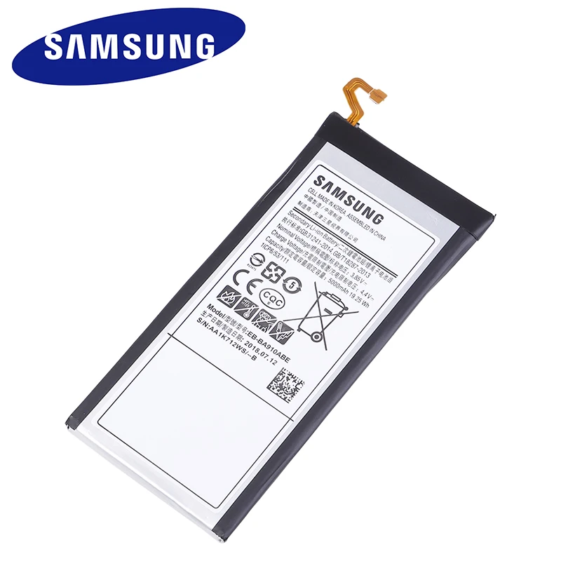 EB-BA910ABE Оригинальная батарея Samsung для GalaxyA9+ A9000 A9 Pro Duos TD-LTE SM-A9100 SM-A910F/DS Замена телефон Батарея