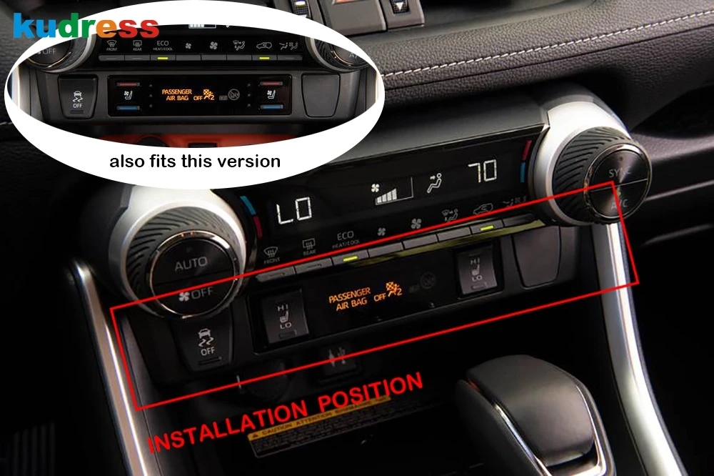 Для Toyota RAV4 RAV 4 2019 2020 2021 кнопки переключателя нагрева салона автомобиля из