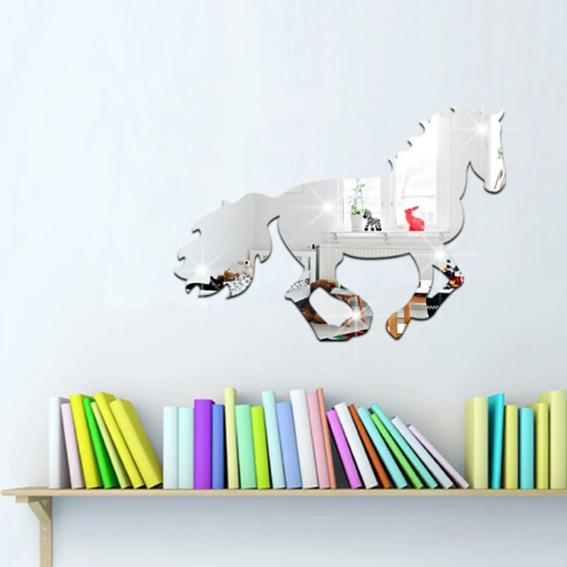 

Акриловая декоративная 3D Настенная Наклейка «Лошадь», художественный настенный плакат «сделай сам» для телевизора, домашний декор, Настен...