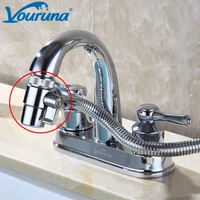 solid metal kitchen and bathroom faucet diverter valve g12 aerator sink mixer tap basin faucet spout replacement part in chrome
