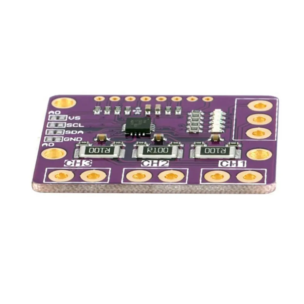 

I2C CJMCU-3221 INA3221 Triple-Channel Shunt Current Voltage Monitor Sensor Re INA219 Module Development Board