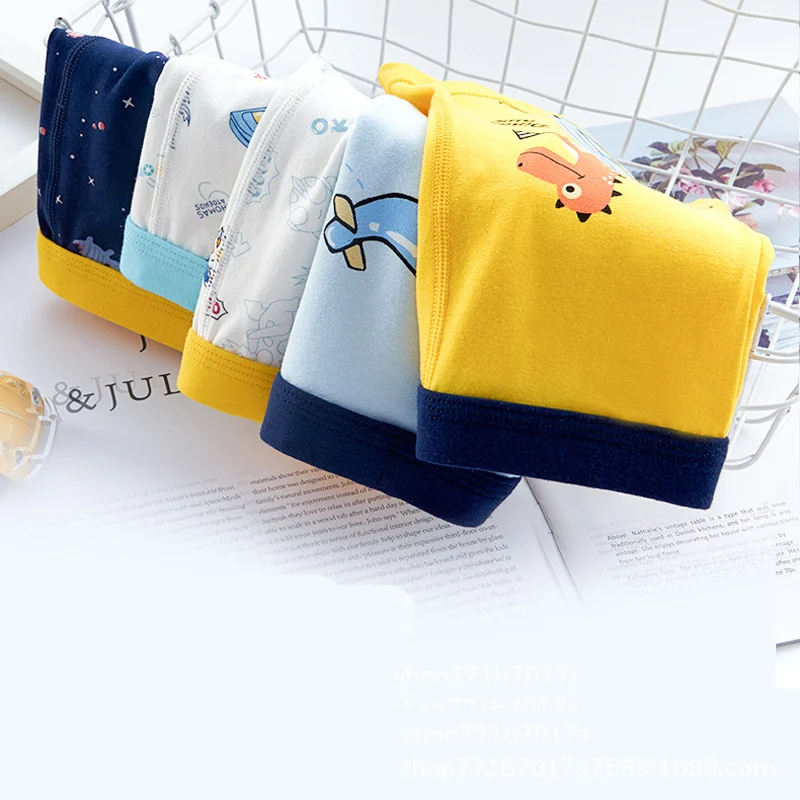 5pcs/lot Boys Underwear Kids Cartoon Dinosaur Boxers for Teenage Casual Car Print Panties Shorts Children Clothing 3 6 8 10 13Y |