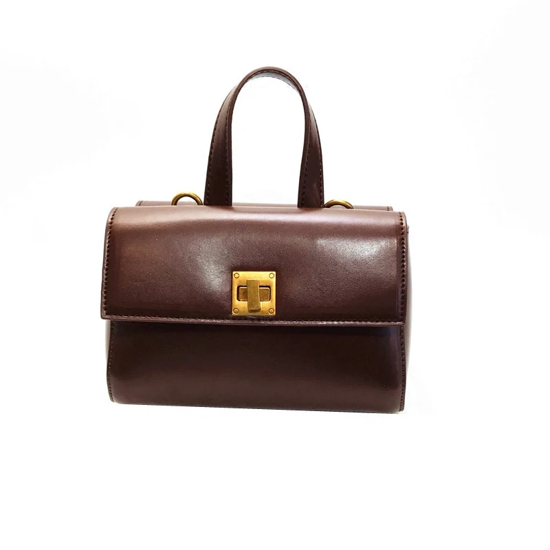 

Women Bags Reversible Double Lock Crossbody Bag Handbag Messenger Bags Japanese Korean Version For Lady