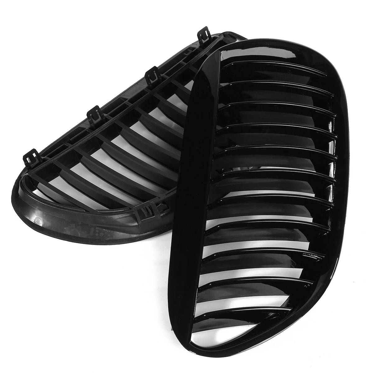 Горячая продажа пара глянцевых черных передних решеток R &amp L для BMW E63/E64 M6 650Ci 645Ci