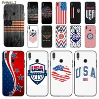 fhnblj america usa flag customer high quality phone case for huawei honor 8 x 9 10 20 v 30 pro 10 20 lite 7a 9lite case