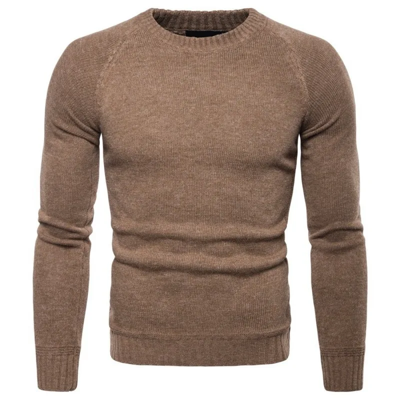 2020 New Arrival Mens Sweaters Fashion Cotton Knitted Sweater For Men Casual O-Neck Collar Long Sleeve Pullover Plus Size | Мужская