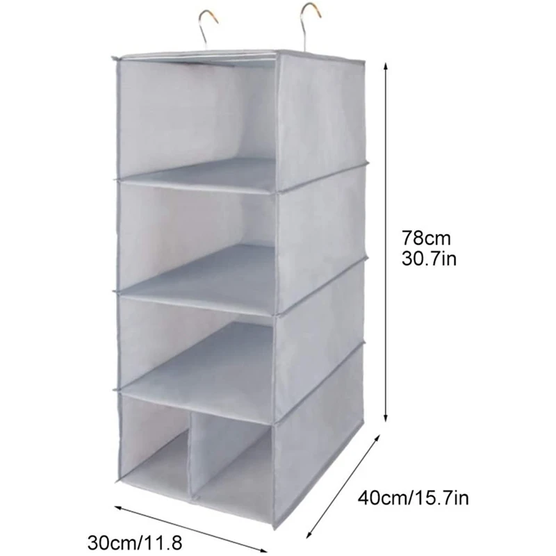 

Hanging Hangers, 4 Layers of Washable Hanging Hanging Bags, Lockers, Lockers, Wardrobes, Closets
