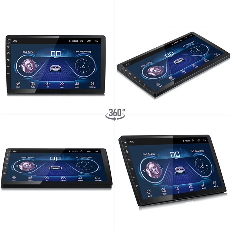 10 1 дюймовый IPS и 2.5D сенсорный экран Android 8 автомобильный DVD GPS навигатор для Toyota Prado